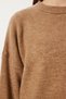 Women's Biscuit Crew Neck Oversize Knitwear Sweatshirt BV00085 - 5