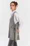 Women's Gray Knitwear Sweater Yv103 - 2