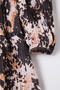 Çok Renkli Soyut Büzgü / Drape Mini Soyut Baskılı Pilise Vücuda Oturan Örme Elbise TWOSS25EL00099 - 8