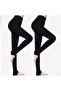 Black Plush Tights Pt580-1 - 3
