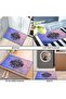 Door Mat - Modern and Stylish Door Mat |   For Home, Office, and Outdoor Use (Purple H) - 4