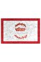 Door Mat - Modern and Stylish Door Mat |   For Home, Office, and Outdoor Use (Kırmı - 3