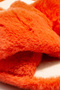 Orange Plush Cross Women's House Slippers - 36/41 - 3