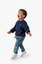 Baby Boy Shirt Sweatshirt and Denim Pants 3-Piece Set 9064 Spr - 3