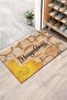 Door Mat - Modern and Stylish Door Mat |   For Home, Office, and Outdoor Use (Yellow)