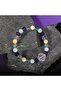 Pisces Natural Stone 8mm Clover Bracelet - 8