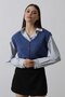 Shilsee Women's Dark Blue Color Stripes Shirt - 3