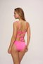 Double Padded Waist Tie Bikini Pink