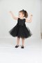Girls Birthday Prom Show Dress with Neckline and Bowknot Pearls