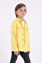 Boy's 2-Pocket Cotton Yellow Shirt T-Shirt Set