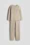 2-piece waffled jersey set - 2