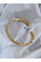 Women's Steel Handcuff Glitter Bracelet Color Options Women's Bracelet 316L Tarnish Resistant - 5