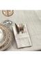 Linen Piped Modern Cutlery Cover Set - 8 Pieces