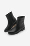 Women's Zippered Daily Boots Longa Black