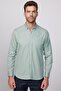 Classic Fit Long Sleeve Buttoned Collar Cotton Easy Iron Oxford Plain Men's Shirt