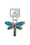 Colorful Dragonfly Steel Italian Charm