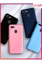 Velvet Silicone Case with Lilac Liquid Inside for Oppo A12 - 4