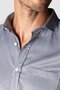 Men's Regular Fit Classic Cut Cotton Easy Ironing Dobby Gray Shirt - 3