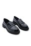 Women's Loafer Daily Classic Shoes Casual Moccasin Black Opening with Background - 5