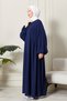 Balloon Sleeve Casual Sleeve Aerobin Ferace Dress Umrah Dress Prayer Dress Mother's Dress Wide Fit - 3