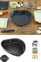 Carbon Steel Heart Pattern Cake Mold Pastry Mold Bread Mold Stainless Steel Mold