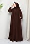 islamic hijab ferace robed gathered medina silk full hijab - 2