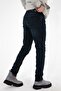 Men's Dark Navy Blue Slim Fit Stretchy Lycra Denim Jeans Trousers Hlthe001931 - 6
