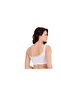 Women's Cotton 2-Piece Lace Padded Half Undershirt Large Size Thick Strap Bra - 6
