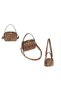 Shoulder Bag Leopard Women's Luna Baguette Hand 201 - 6