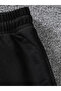 Black Solid Color Sweat Resistant Summer Casual Shorts - 5