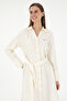 Women's Cream Mini Size Woven Dress 50297327-Vr071 - 2