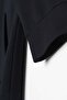 Navy Blue Zippered Sweat Cardigan - 5