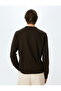 Crew Neck Long Sleeve Basic Knitwear Sweater - 4
