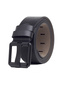 Black Men's Belt Faux Leather, Gift, Special Boxed 4.50 cm - 5
