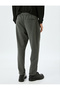 Beli Lace-Up Trousers with Pocket Detail and Folded Cuffs - 4