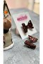 Turkish Coffee Glittery Mini Bow Buckle Fairy Clip Buckle - 6