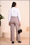 Women's Large Size Fabric Trousers with Belt and Wide Leg Palazzo Model - 7