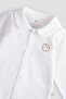Organic Cotton Baby Collared Shirt Body Ecru - 2