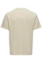 Onslevı Life Reg Text Ss Ecru Men's Short Sleeve T-Shirt - 4