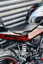 Reflective Red Lightning Bolt Sticker Set for Motorcycles and Helmets (Set of 32) - 3