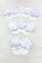 White Gift Buckle Clip, Henna Night Bridesmaid Bride Bachelorette Party Engagement Wedding Circumcision, 10 Pieces - 5