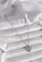 Silver Color Chain Heart Women's Necklace (316L Steel)