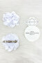 White Gift Buckle Clip, Henna Night Bridesmaid Bride Bachelorette Party Engagement Wedding Circumcision, 10 Pieces - 4