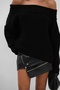 New Season Boat Neck Ribbed Knitwear Women's Sweater 24W16006