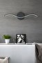 Wave Modern Design Black Color Daylight Led Bathroom - Kitchen - Living Room Led Wall Sconce - 3