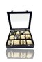 Diji 12-Piece Watch Box Watch Case Crocodile Brown