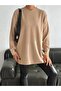 Basic Cycling Collar Corduroy Slim Knitwear Sweater Suitable for Hijab - 4