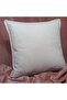 غطاء وسادة مزخرف من Nubuck Cream