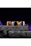 Virgo Natural Stone Wide Cut Bracelet - 6