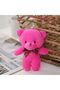 Plush Teddy Bear Keychain, Gift Bag Ornament, Plush Pink Keychain and Bag Ornament - 2
